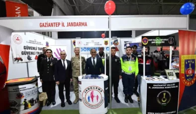 Jandarma, GAPTARIM Fuarı’nda Bilgilendirme Yaptı