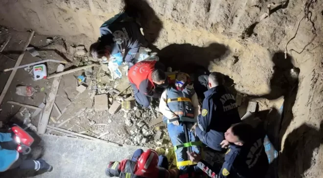Tuvalet ihtiyacını gidermek için girdiği inşaatta kabusu yaşadı! Ekipler seferber oldu