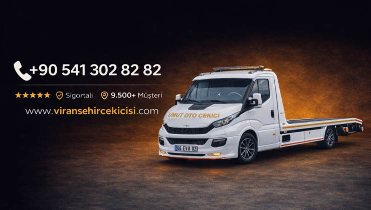 Viranşehir’de 7/24 Çekici Hizmeti: Yolda Kalanlara Anında Müdahale!