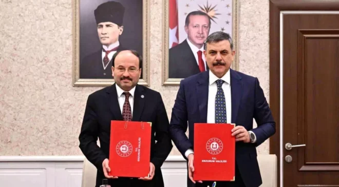 Erzurum’da Hibe Destek Protokolü İmzalandı