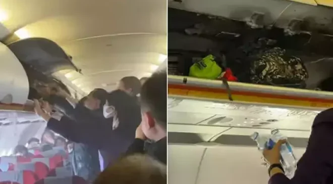 Hong Kong uçağında çıkan yangın acil inişe sebep oldu