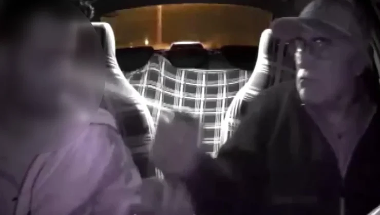 Taksideki gasp dehşeti anbean kameraya yansıdı